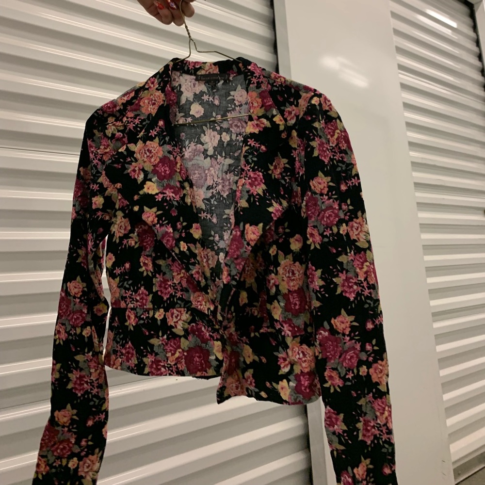 Floral blazer